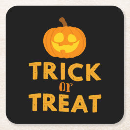 Halloween-Party Collection! Rechteckiger Pappuntersetzer