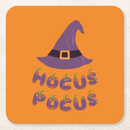 Halloween-Party Collection! Rechteckiger Pappuntersetzer