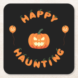 Halloween-Party Collection! Rechteckiger Pappuntersetzer