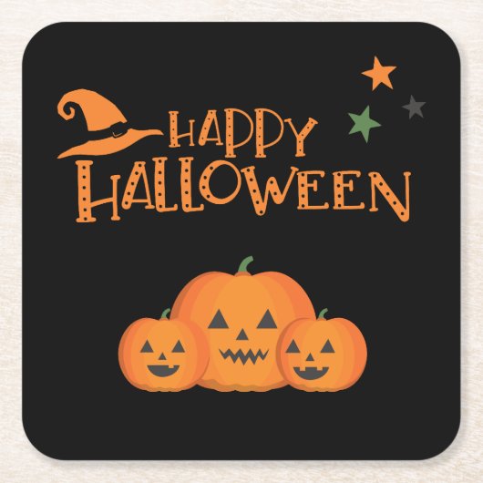 Halloween-Party Collection! Rechteckiger Pappuntersetzer (Vorderseite)