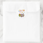 Halloween-Party Collection! Runder Aufkleber (Tasche)