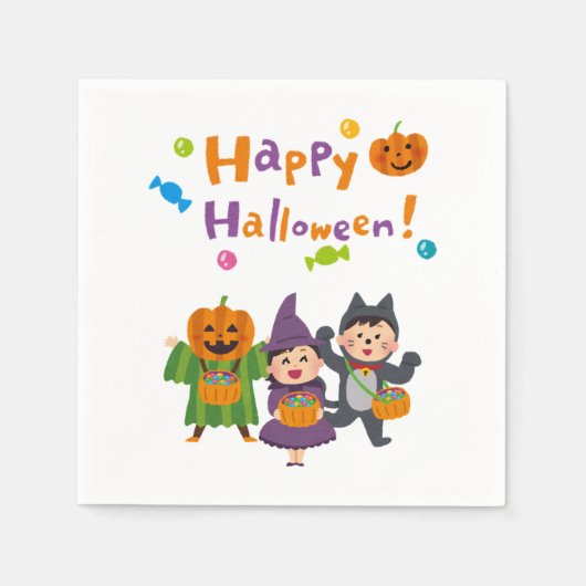 Halloween-Party Collection! Serviette (Vorderseite)