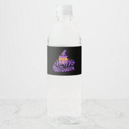 Halloween-Party Collection! Wasserflaschenetikett