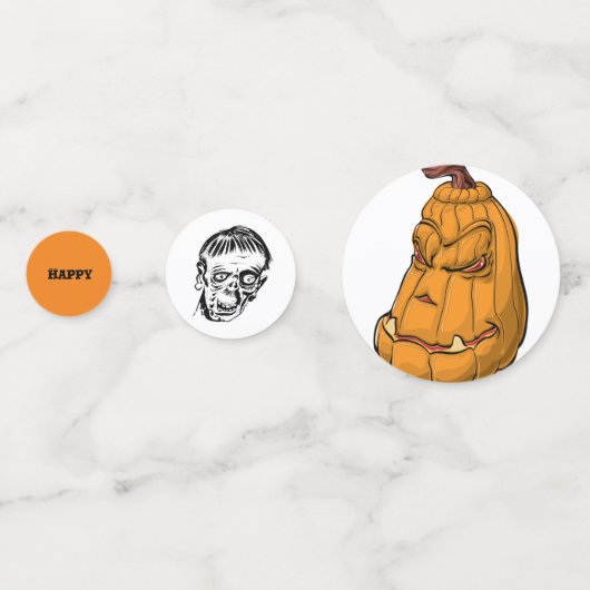 Halloween-Party Confetti Konfetti (Rückseiten)