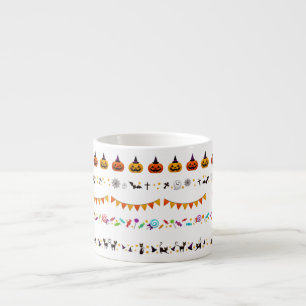 Halloween-Party-Creepy-Dekoration ist ein Kunststü Espressotasse