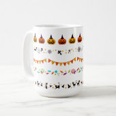 Halloween-Party-Creepy-Dekoration ist ein Kunststü Kaffeetasse (Vorderseite Links)