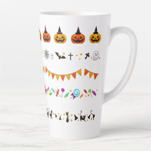 Halloween-Party-Creepy-Dekoration ist ein Kunststü Milchtasse