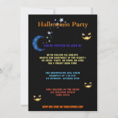 Halloween Party Creepy Kids Pumpkins Candles Einladung (Rückseite)