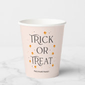 Halloween-Party-Cup-Trick oder -Bearbeitung Pappbecher (Vorderseite)