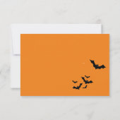 Halloween-Party Dankeskarte (Rückseite)