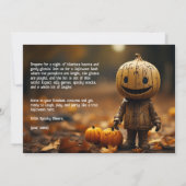 Halloween-Party Das ist ein echter Schrei! Einladung (Rückseite)