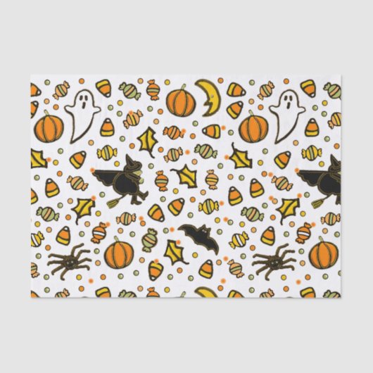 Halloween Party Decor Seidenpapier (Vorderseite)