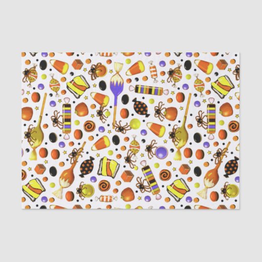 Halloween-Party-Dekoration Seidenpapier (Vorderseite)