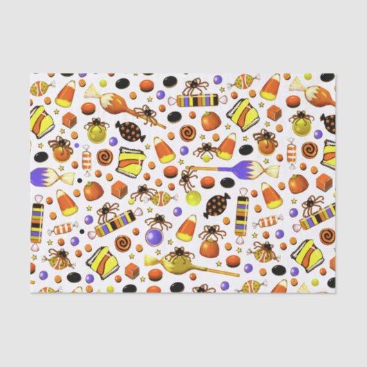 Halloween-Party-Dekorpapier Seidenpapier (Vorderseite)