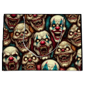 Halloween-Party der entsetzlichen Clowns Große Geschenktüte (Vorderseite)