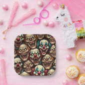 Halloween-Party der entsetzlichen Clowns Pappteller (Party)