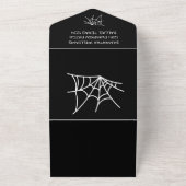 Halloween-Party der Familie Pumpkin Carving All In One Einladung (Außenbereich)