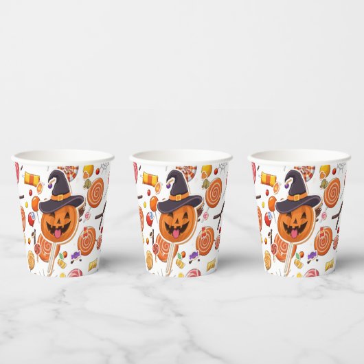 Halloween-Party der Kinder Pappbecher (Multi)