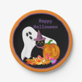 Halloween-Party der Kinder Pappteller (Vorderseite)