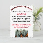 Halloween-Party des Kindes Einladung (Stehend Vorderseite)