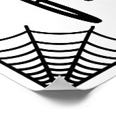 Halloween-Party dieser Wegmarke gerade voraus Post Poster (Ecke)