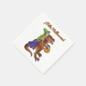 Halloween-Party Dinosaur Napkins Feliz Halloween Serviette (Ecke)