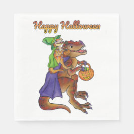Halloween-Party Dinosaur Napkins Serviette