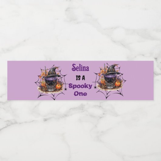 Halloween Party Drink Cocktail Wasserflaschenetikett (Einzelnes Label)