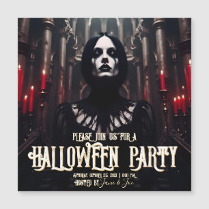 Halloween-Party - Dunkelgotische Einladung
