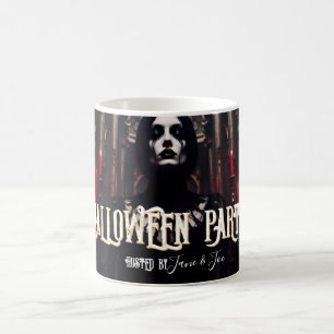 Halloween-Party - Dunkelgotische Einladung Kaffeetasse
