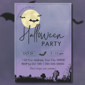 Halloween-Party einladen, Spooky Nacht Einladung