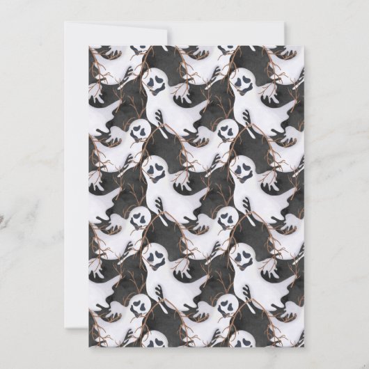 Halloween-Party Einladung (Rückseite)