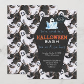 Halloween-Party Einladung (Vorne/Hinten)