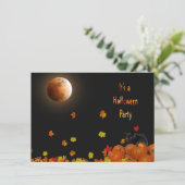 Halloween-Party Einladung (Stehend Vorderseite)