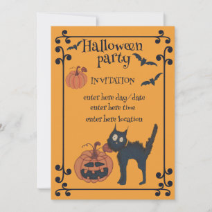 Halloween-Party Einladung