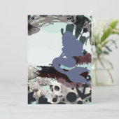 HALLOWEEN-PARTY! EINLADUNG (Stehend Vorderseite)