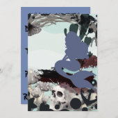 HALLOWEEN-PARTY! EINLADUNG (Vorne/Hinten)