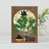 Halloween-Party Einladung (Stehend Vorderseite)