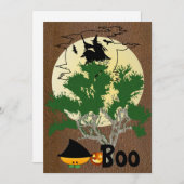 Halloween-Party Einladung (Vorne/Hinten)