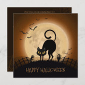 Halloween | Party Einladung (Vorne/Hinten)