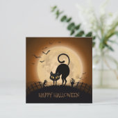 Halloween | Party Einladung (Stehend Vorderseite)