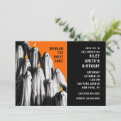 Halloween-Party Einladung (Stehend Vorderseite)