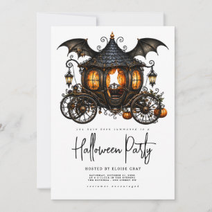 Halloween-Party-Einladung