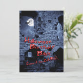 Halloween-Party Einladung (Stehend Vorderseite)