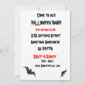 Halloween-Party Einladung (Rückseite)