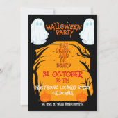 Halloween-Party Einladung (Vorderseite)