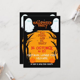 Halloween-Party Einladung