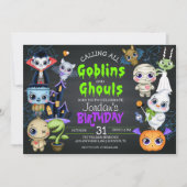 Halloween-Party Einladung (Vorderseite)