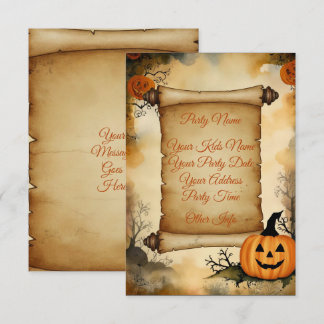 Halloween-Party Einladung
