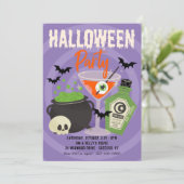 Halloween-Party Einladung (Stehend Vorderseite)